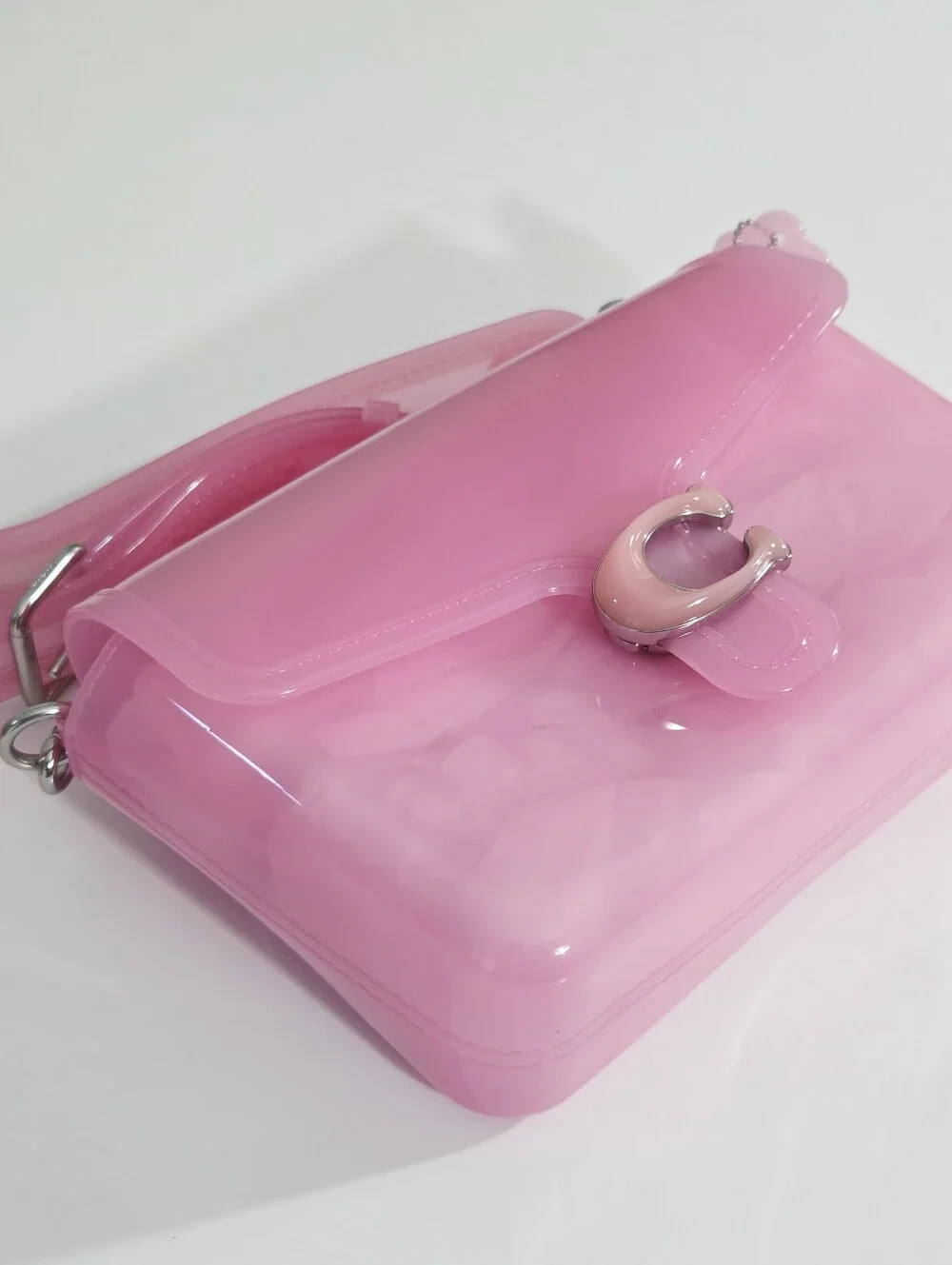 EXCELLENT RARE COACH JELLY TABBY BAG - BRIGHT PINK